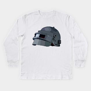 Helmet from PUBG Kids Long Sleeve T-Shirt